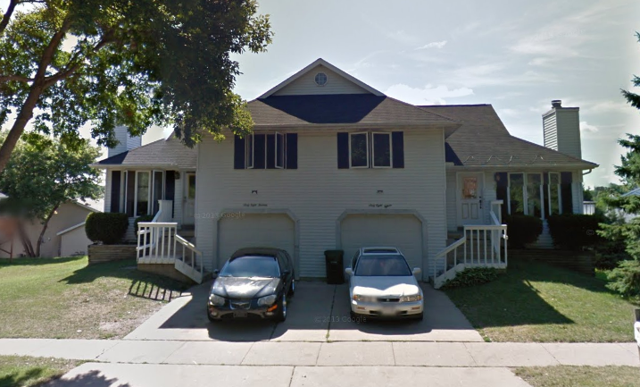 exterior garages, Sharma Homes,Duplex Rental,Madison,WI